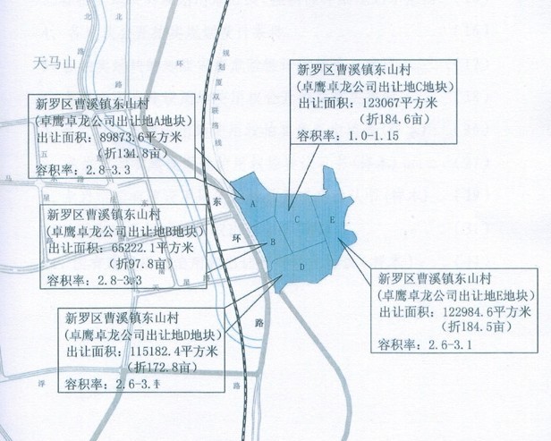 6月24日国土资源局拍卖曹溪1号和2号两块地!_龙岩网